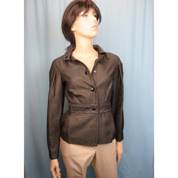 Dolce & Gabbana Brown Slim Fit Coat Jacket MARTINI Blazer main image 0